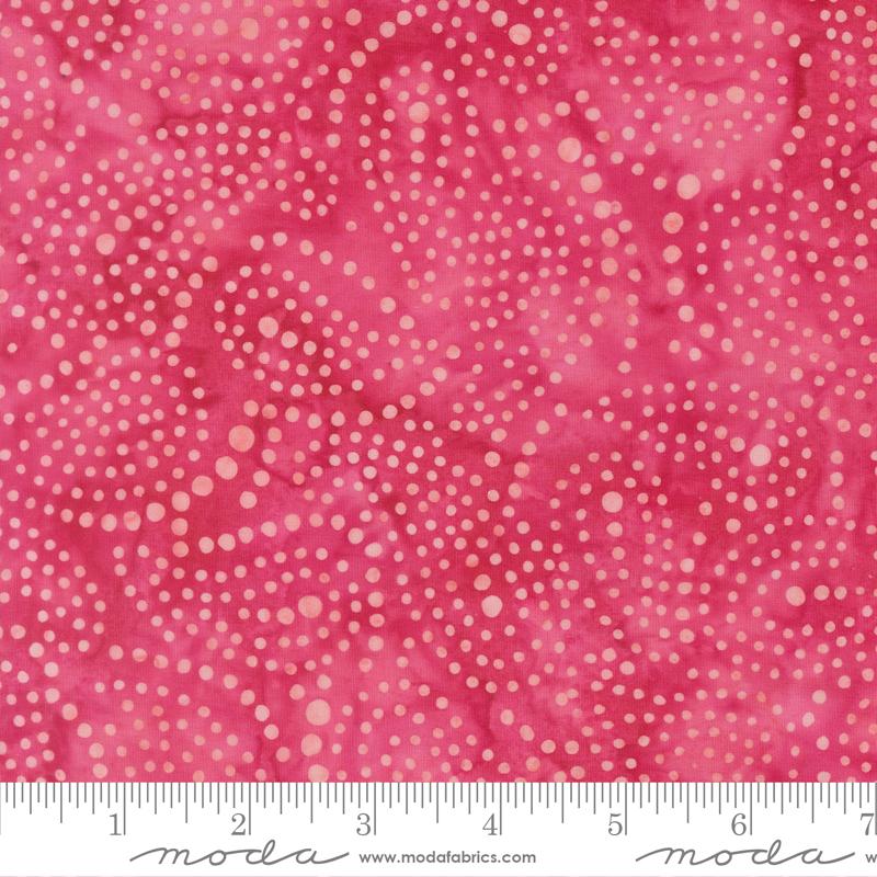 Mermaid Batiks Dots Flamingo - Quilt Fabric