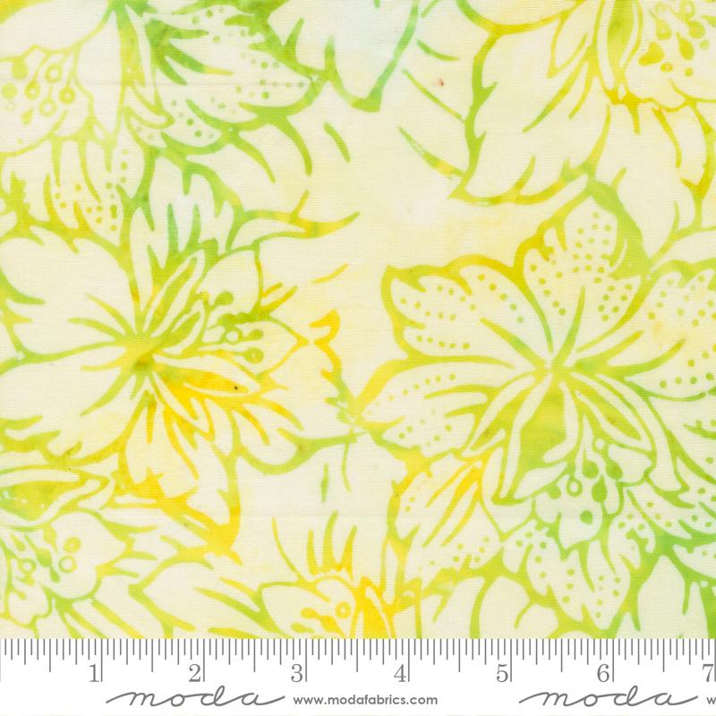 Mermaid Batiks Flowers Tropical - Quilt Fabric