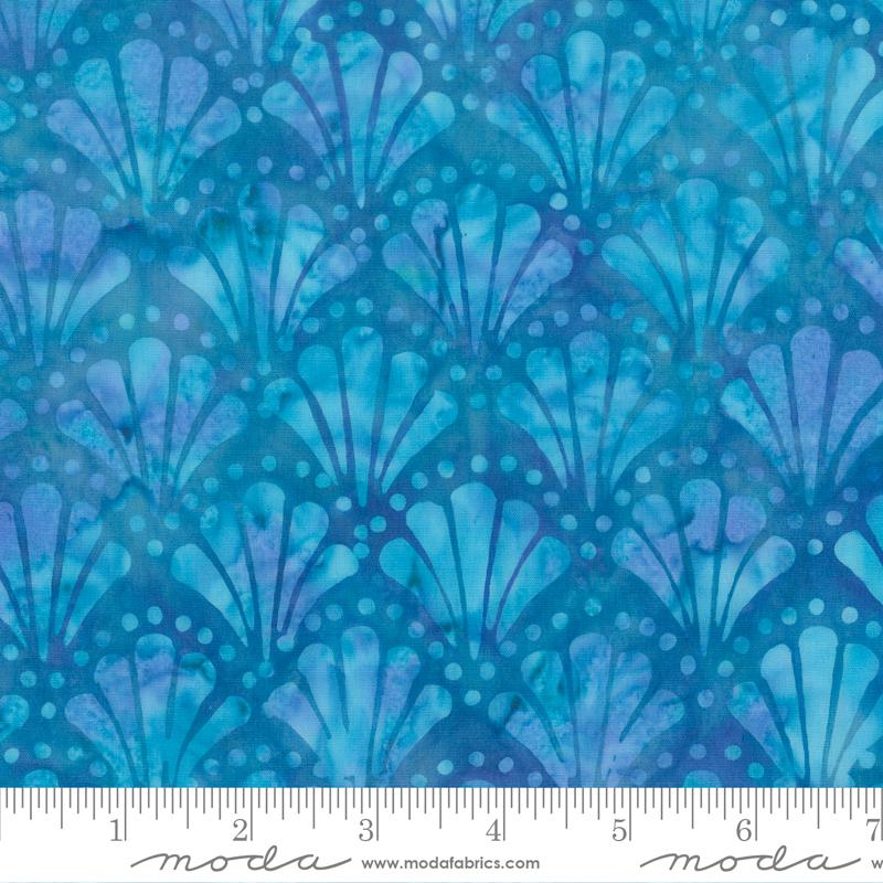 Mermaid Batiks Shell Pool - Quilt Fabric