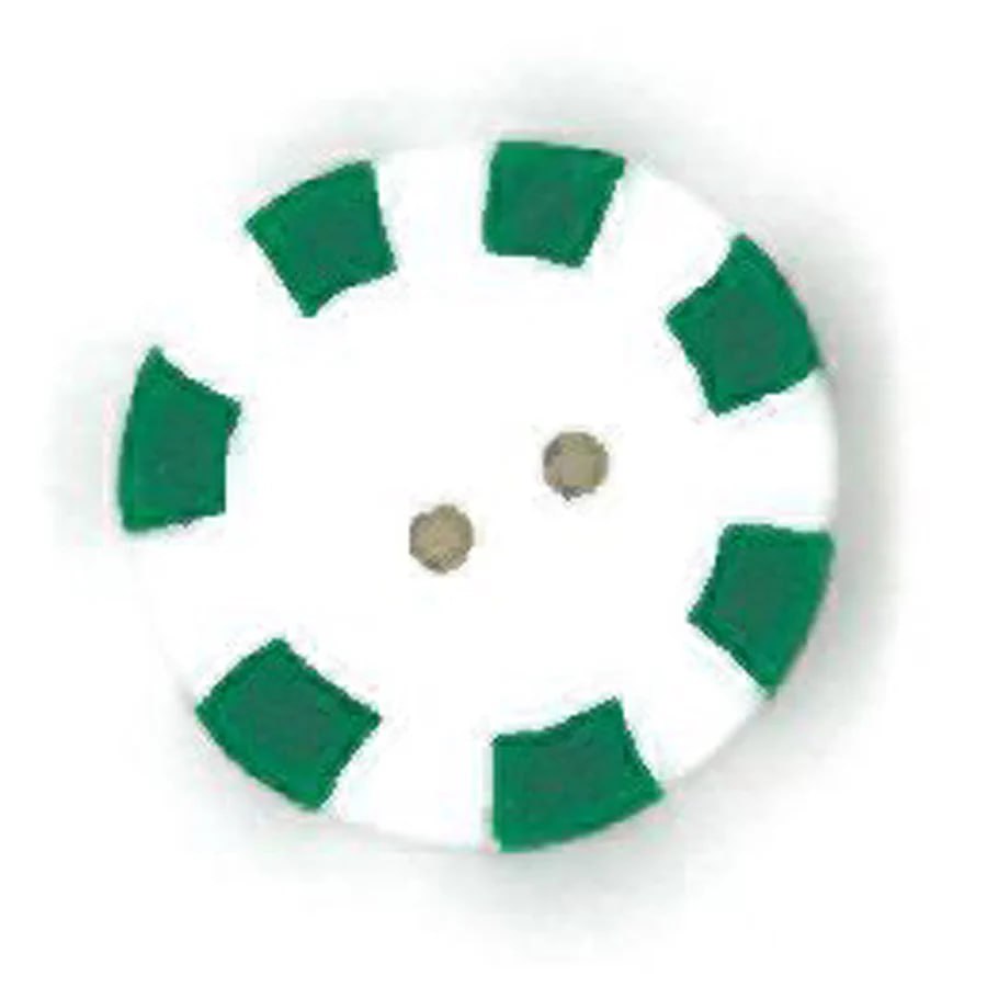 Small Green Peppermint - Button