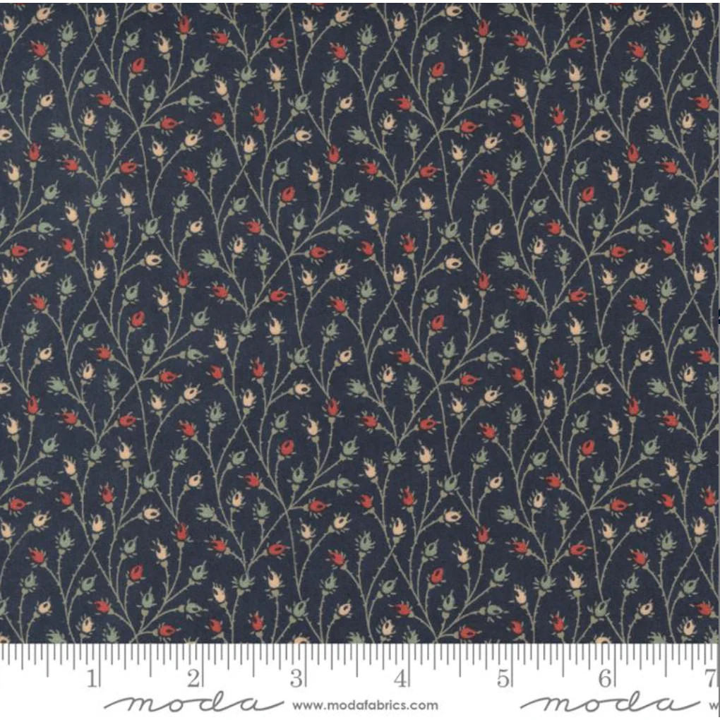 Rendezvous Nightshade - Budding Vine Vines - Quilt Fabric