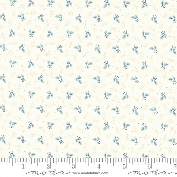 Cascade Cloud Sky - Falling Leaves Blenders Leaf - Fabric
