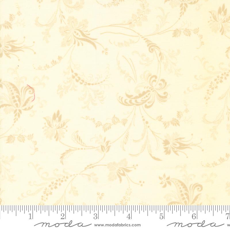 Serene Scroll Blenders Jacobean - Parchment - Quilt Fabric
