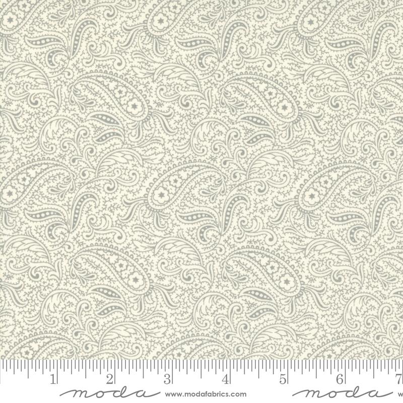 Patient Paisley - Slate - Quilt Fabric