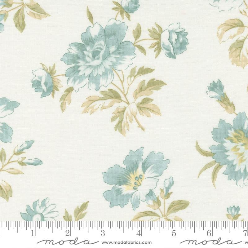 Honeybloom Milk - Quilt Fabric, zoomed in. Select this picture to zoom back out.