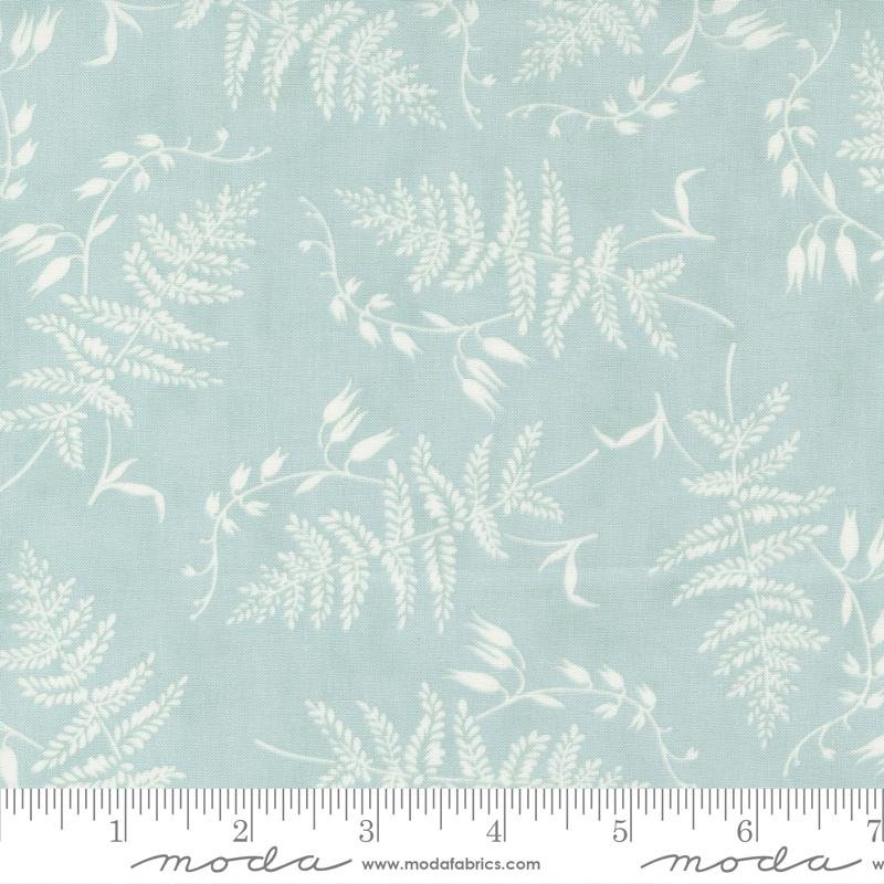 Honeybloom Water - Quilt Fabric, zoomed in. Select this picture to zoom back out.