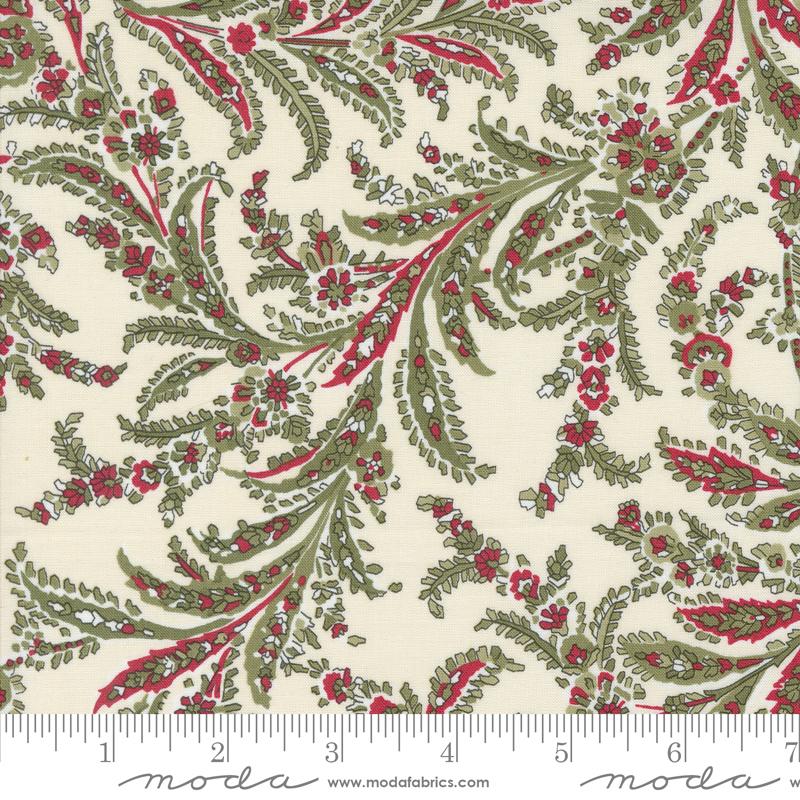 A Christmas Carol Paisley - Snowflake - Quilt Fabric