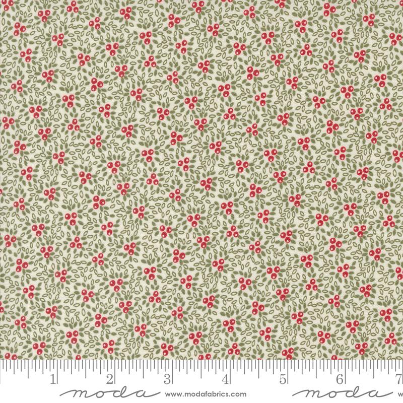 A Christmas Carol Berry - Snowflake - Quilt Fabric