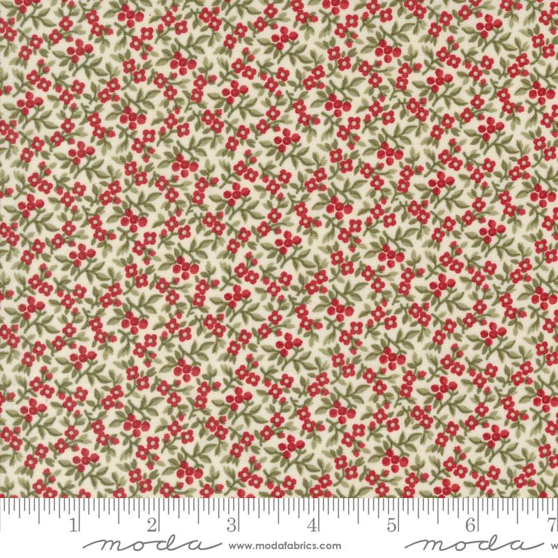 A Christmas Carol Berry - Snowflake - Quilt Fabric