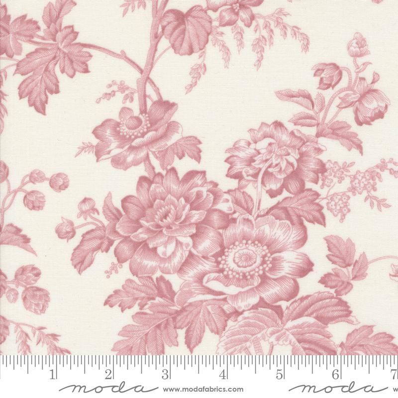 3 Sisters Lavender Fields Flowers Cream - Quilt Fabric
