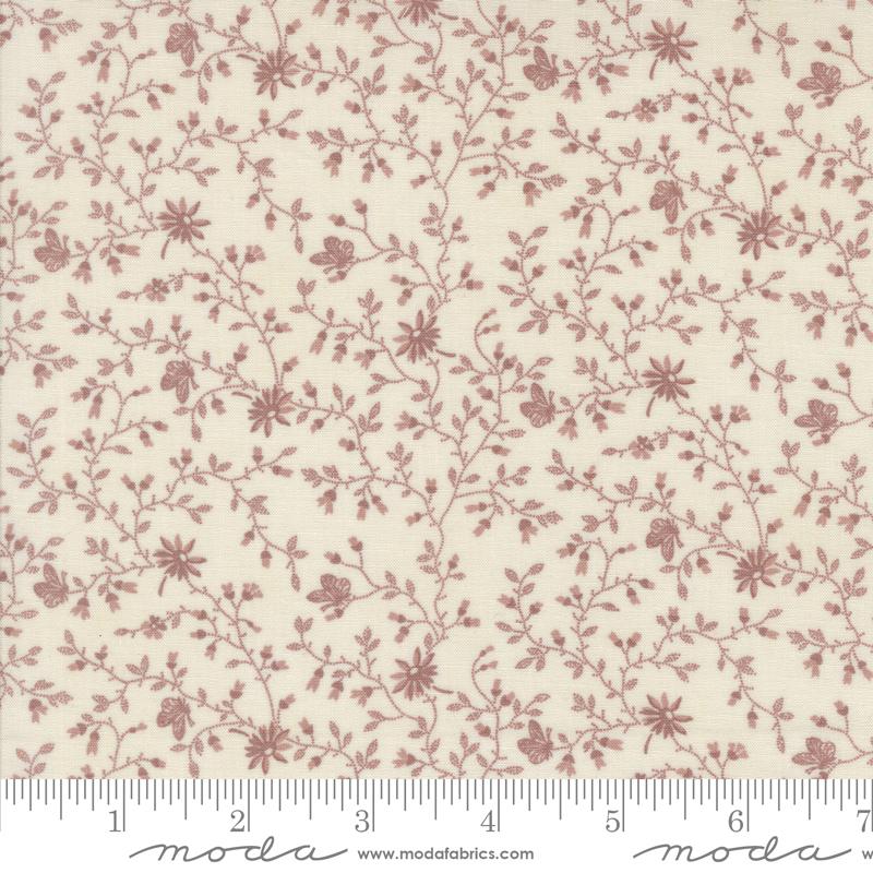 3 Sisters Lavender Fields Floral Porcelain - Quilt Fabric