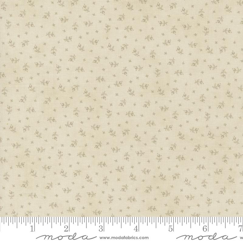 3 Sisters Favorite Vintage Berry - Taupe - Quilt Fabric