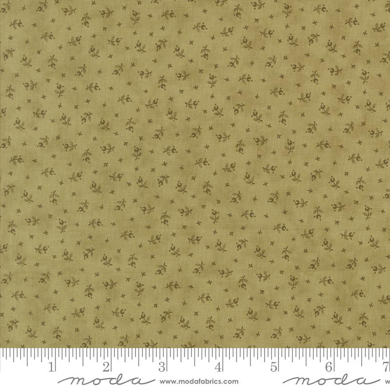 3 Sisters Meadow Greens Basil - Quilt Fabric