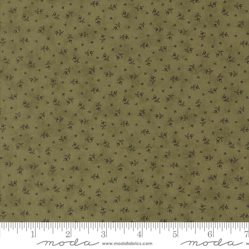 3 Sisters Meadow Greens Boxwood - Quilt Fabric