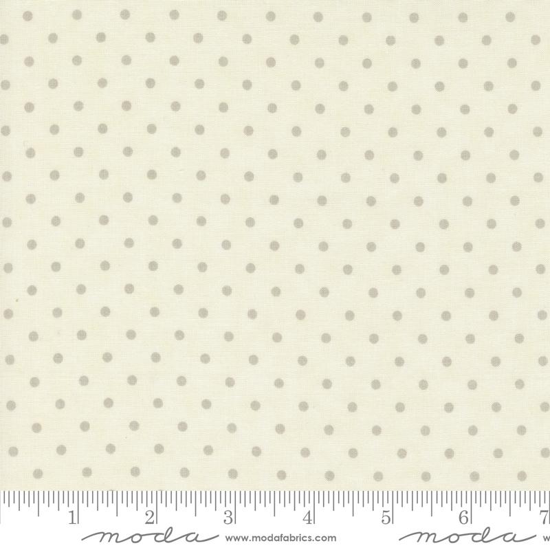 3 Sisters Favorite Vintage Dot - Poreclain - Quilt Fabric