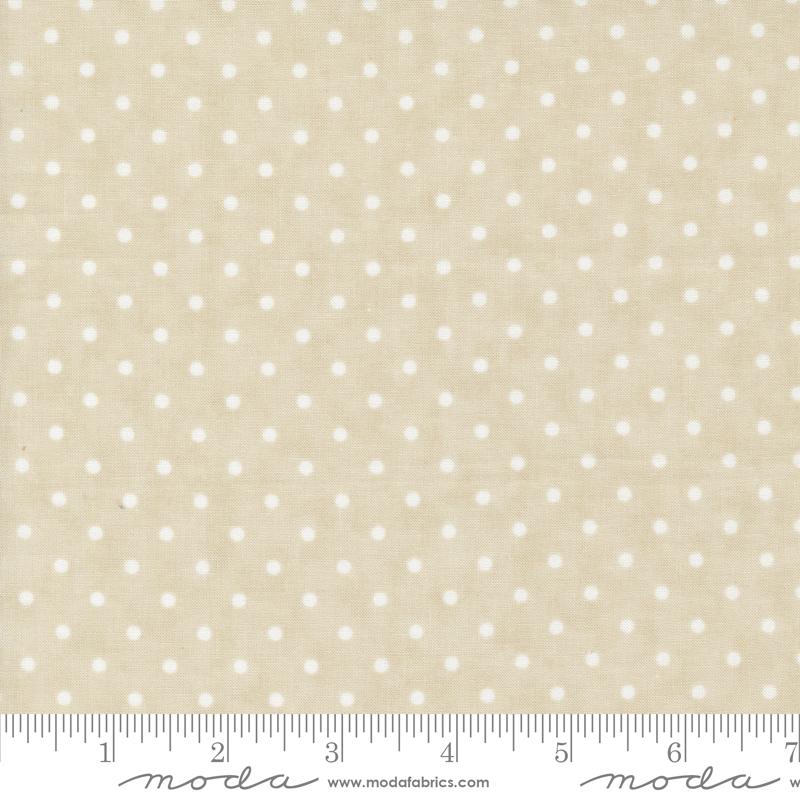 3 Sisters Favorite Vintage Dot - Taupe - Quilt Fabric