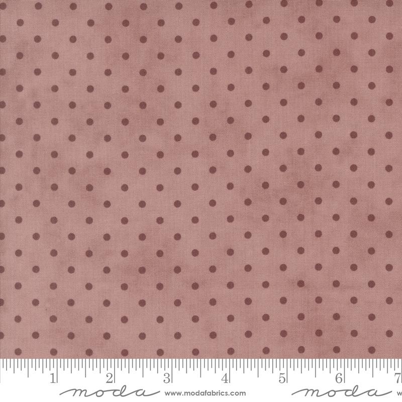 3 Sisters Lavender Fields Dots Mauve - Quilt Fabric