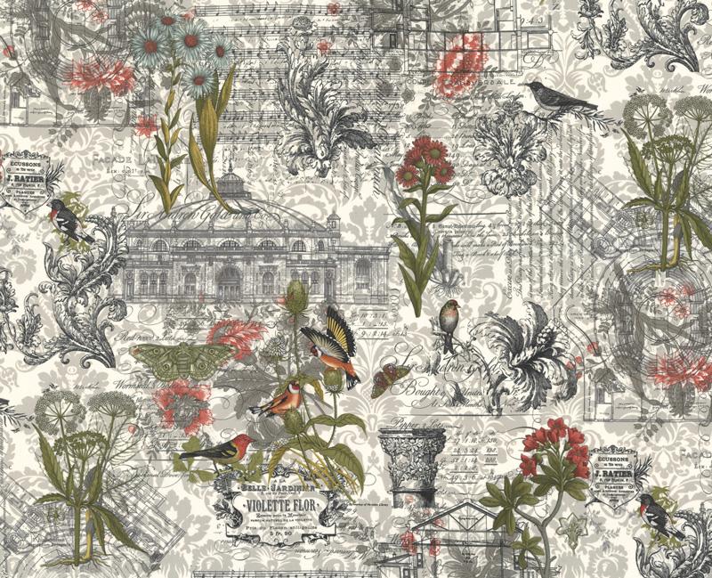 3 Sisters Favorites Collages Multi - Quilt Fabric