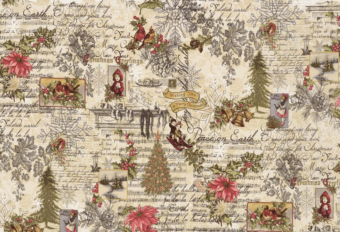 3 Sisters Favorite Collages Multi - Quilt Fabric