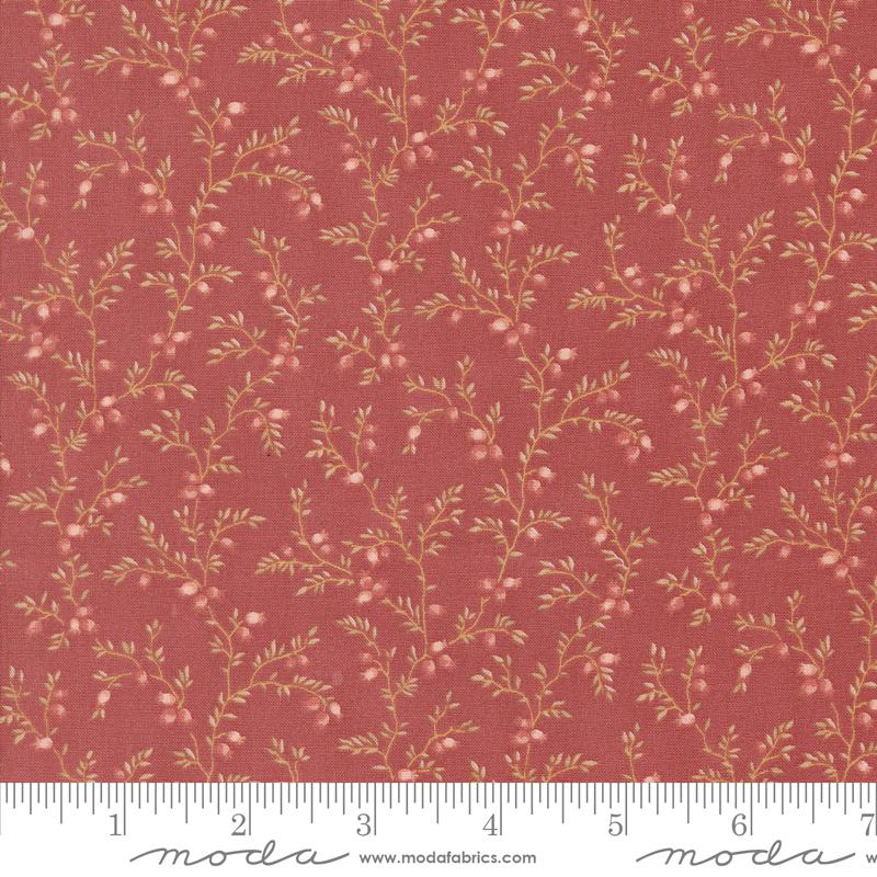 Sandalwood Vines - Rosewood - Quilt Fabric