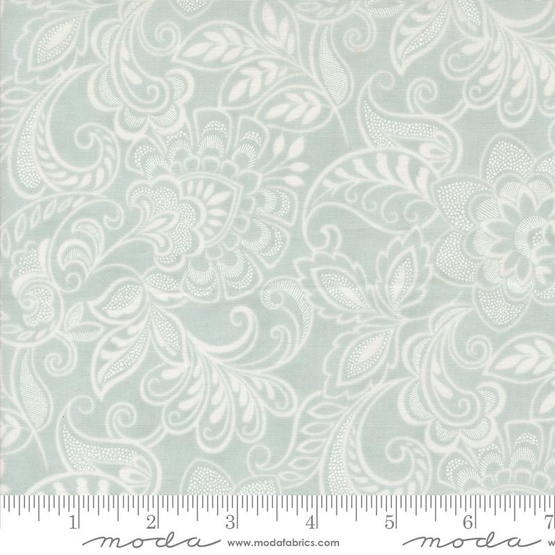 Muse Damask Sky - Quilt Fabric