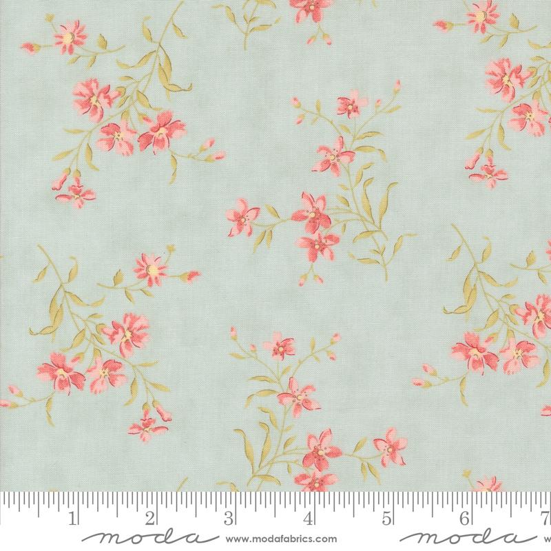 Muse Floral Sky - Quilt Fabric