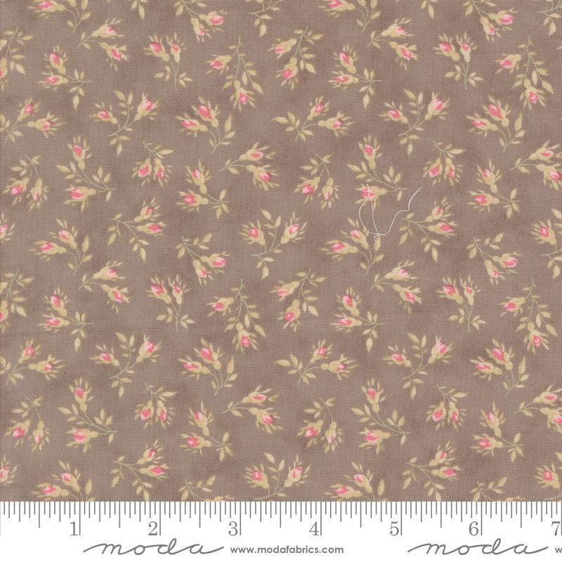 Muse Rosebud Slate - Quilt Fabric