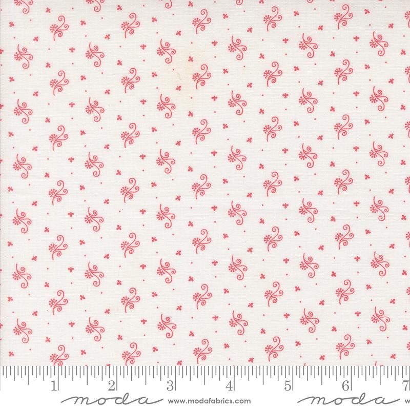 Muse Flower Porcelain - Quilt Fabric