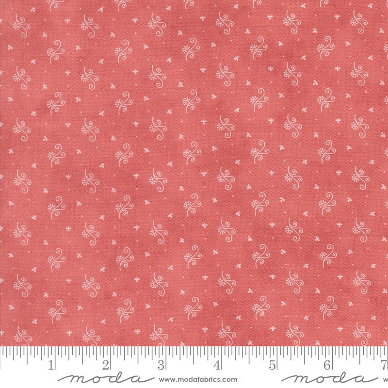 Muse Flower Scarlet - Quilt Fabric