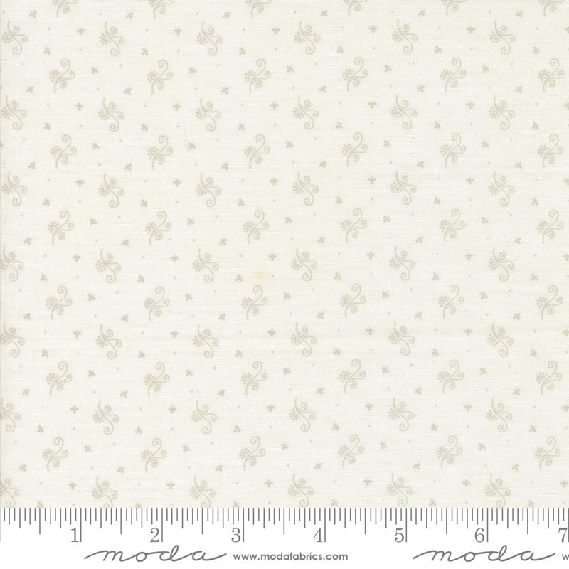 Muse Flower Porcelain Stone - Quilt Fabric
