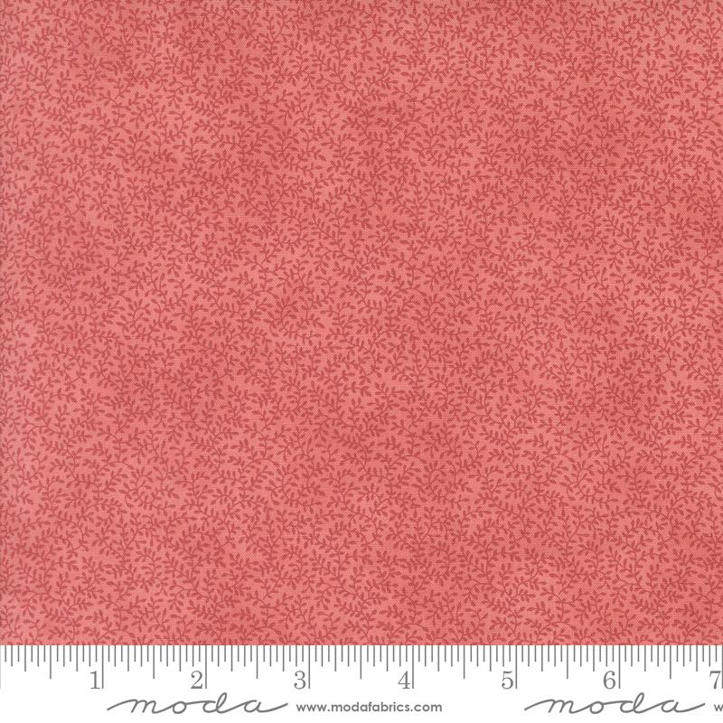 Muse Leaf Scarlet - Quilt Fabric