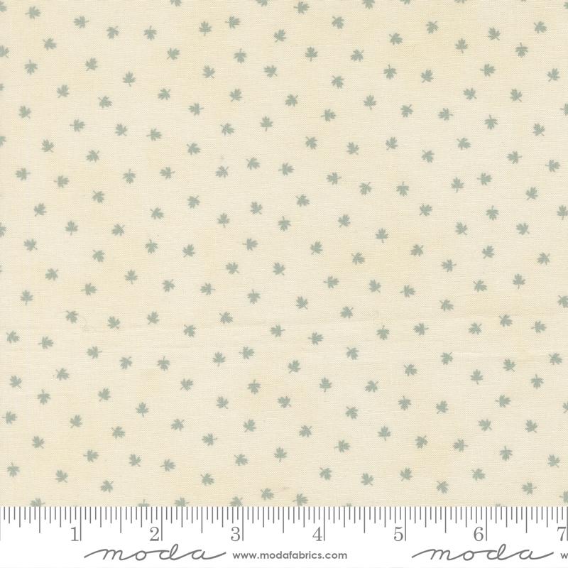 Breathtaking Blues Leaf Porcelain - Quilt Fabric