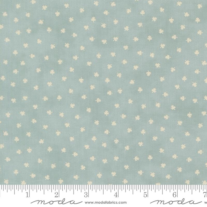 Breathtaking Blues Leaf Sky - Quilt Fabric