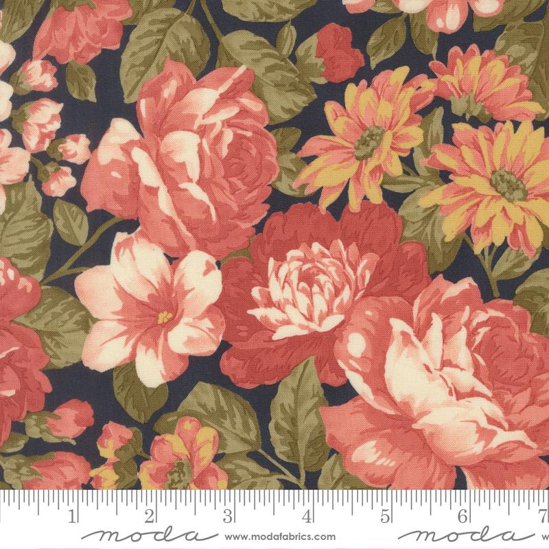 Ambiance Floral Midnight - Quilt Fabric