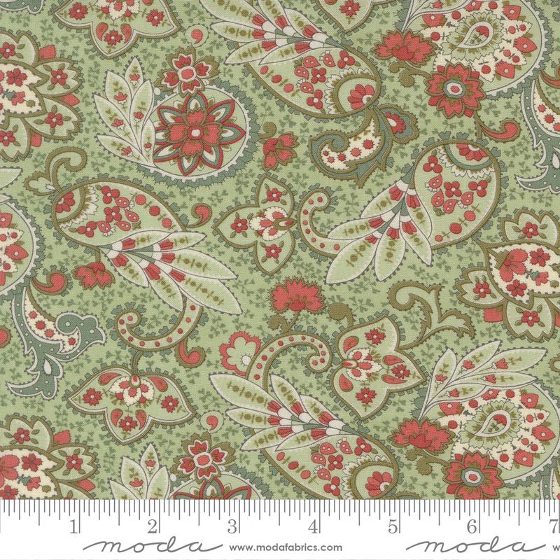 Ambiance Paisley Mist - Quilt Fabric