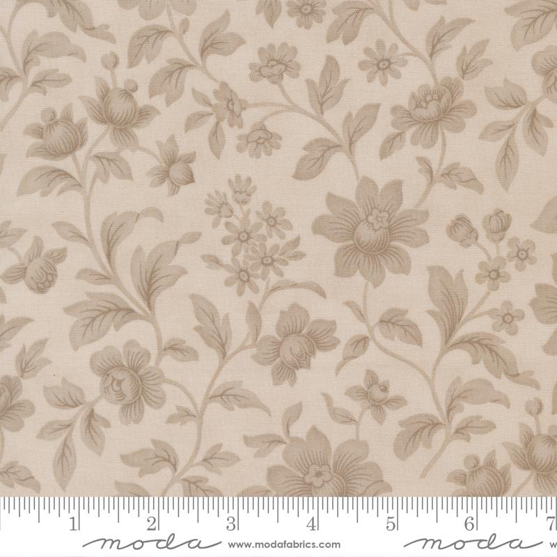 Ambiance Damask Silver - Quilt Fabric