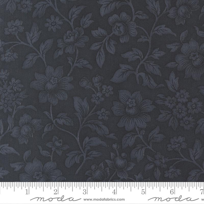 Ambiance Damask Midnight - Quilt Fabric
