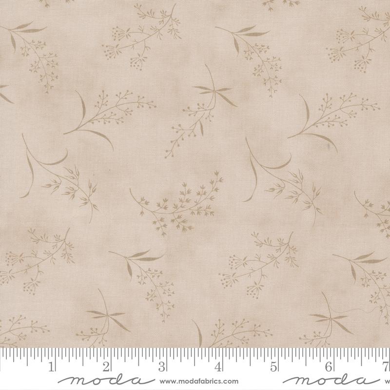 Ambiance Dainty Flower Silver - Quilt Fabric