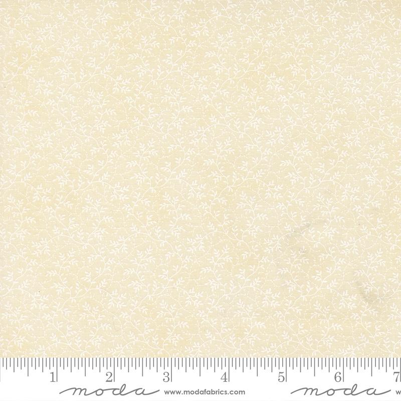 Ambiance Vines Porcelain White - Quilt Fabric