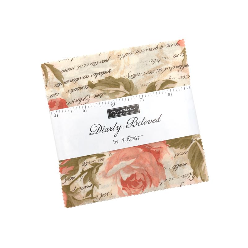 Dearly Beloved - Charm Pack, zoomed in. Select this picture to zoom back out.
