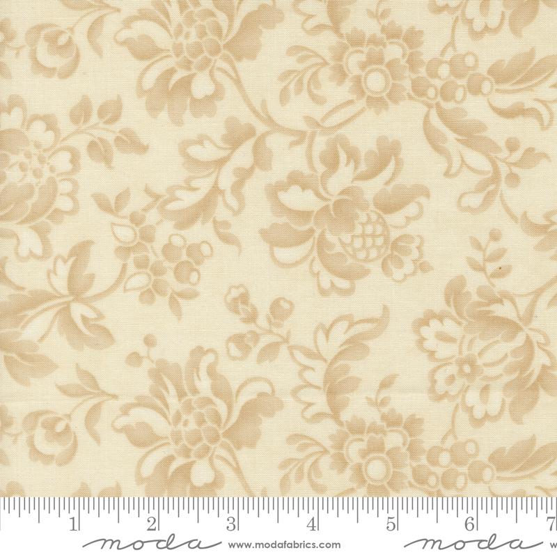 Dearly Beloved Sketch Lace - Quilt Fabric, zoomed in. Select this picture to zoom back out.