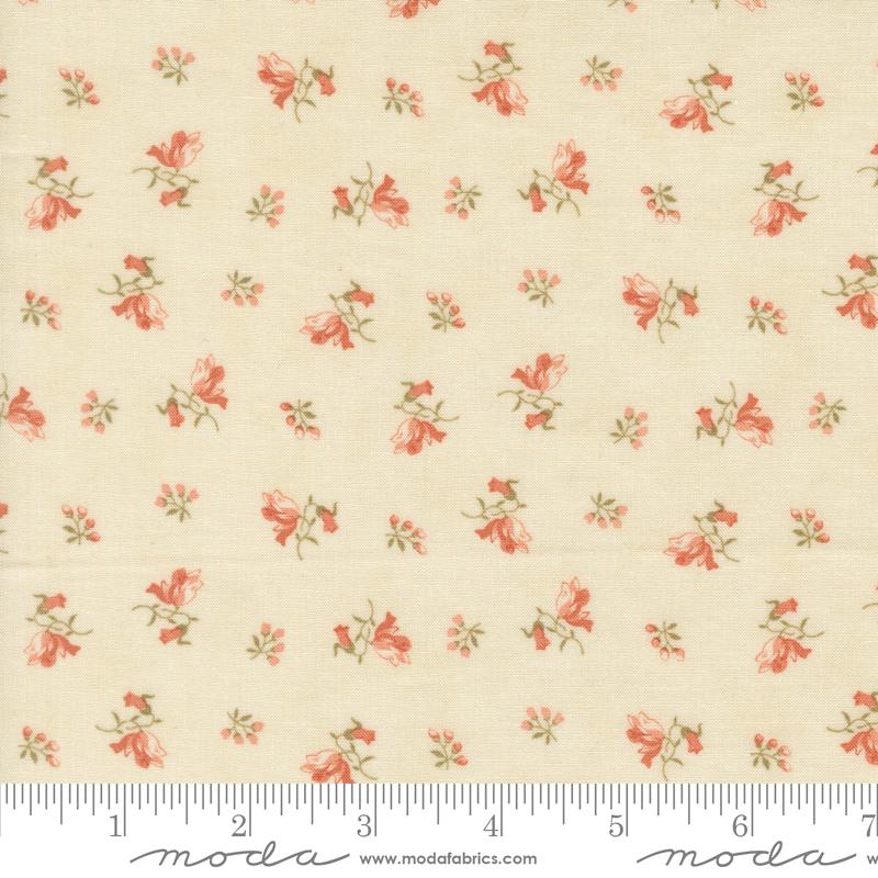 Dearly Beloved Bloom Lace - Quilt Fabric, zoomed in. Select this picture to zoom back out.