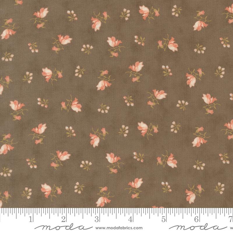 Dearly Beloved Bloom Dovetail - Quilt Fabric, zoomed in. Select this picture to zoom back out.