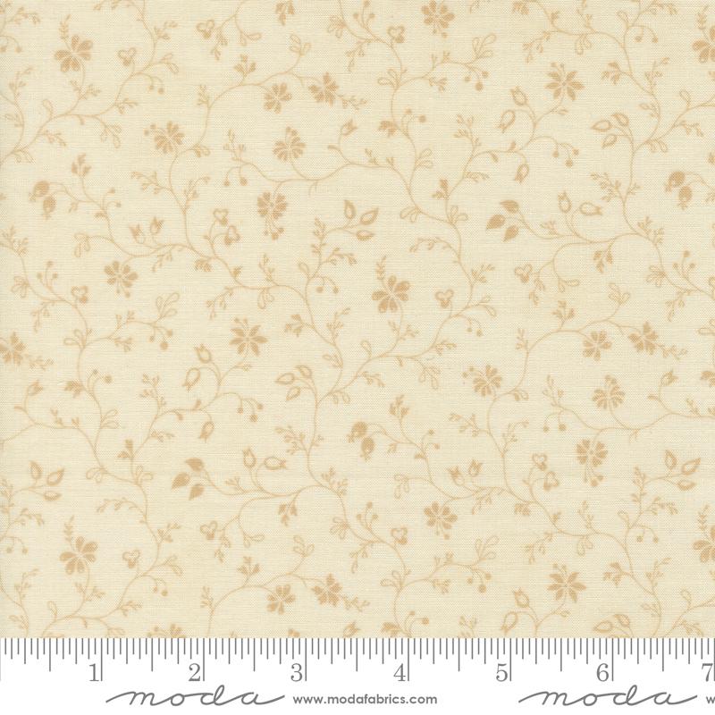 Dearly Beloved Vines Lace - Quilt Fabric, zoomed in. Select this picture to zoom back out.