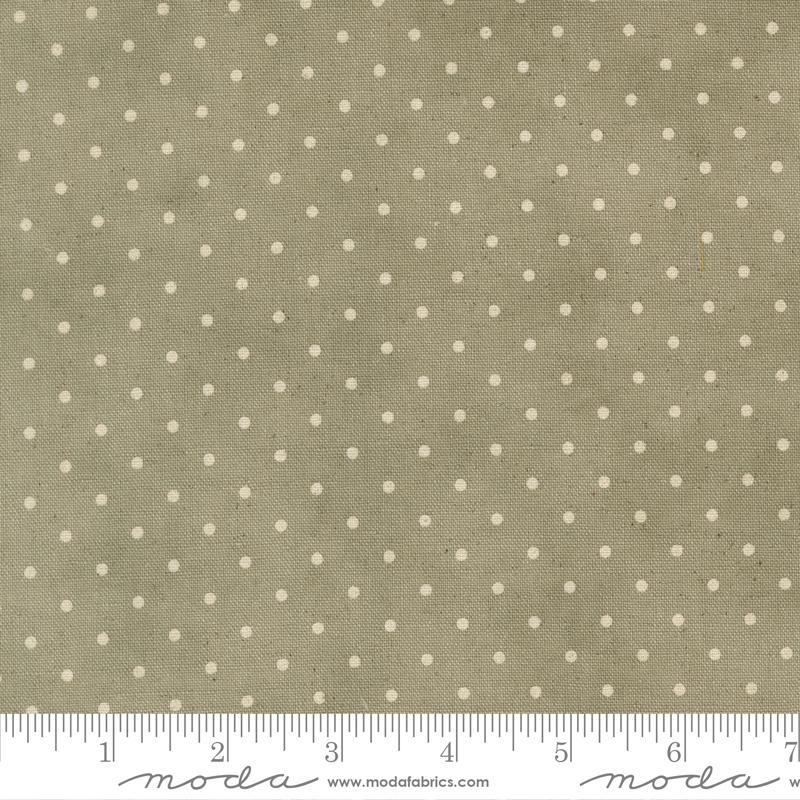 Dearly Beloved Dots Mochi Mist - Quilt Fabric, zoomed in. Select this picture to zoom back out.