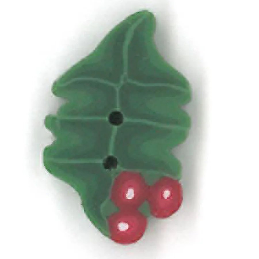 Small Holly - Button