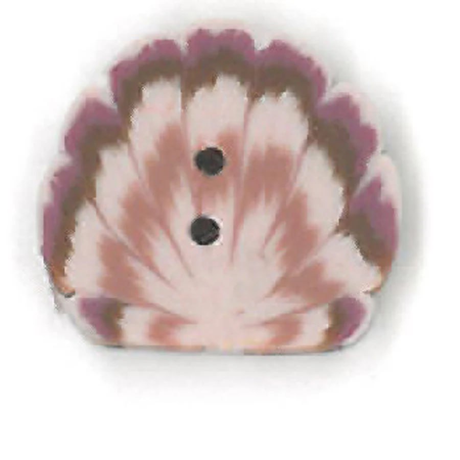 Small Scallop Shell - Button