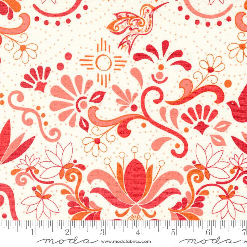 Talavera Florals - Guava Jelly - Quilt Fabric