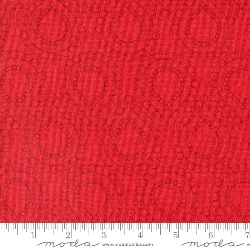 Rainbow Spice Lotus - Burning Bush - Quilt Fabric