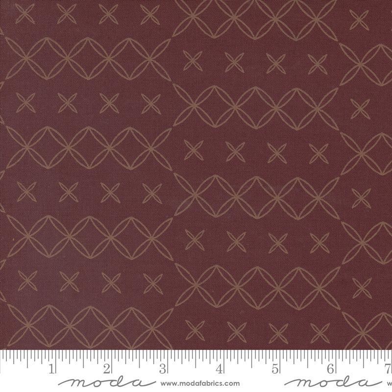 Rainbow Spice Stitch - Truffle - Quilt Fabric